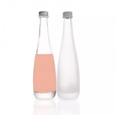 長頸果子飲料瓶蒙砂加工