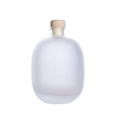 小圓瓶果酒瓶蒙砂加工